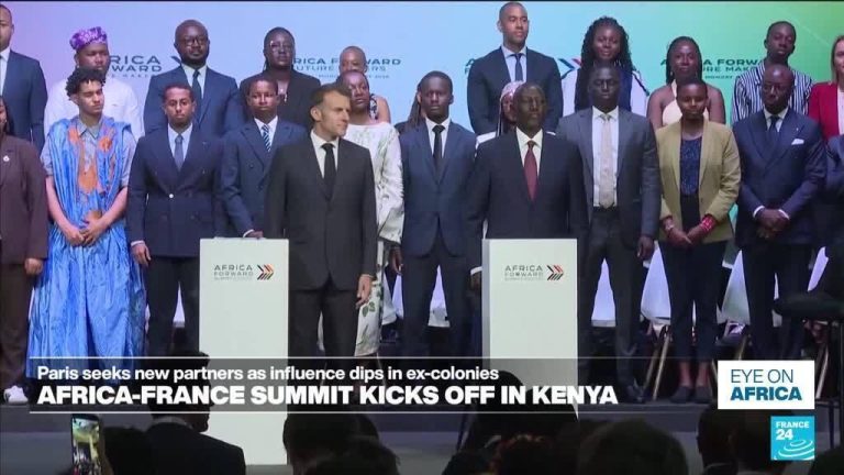 France woos Anglophone Africa at a summit in Kenya