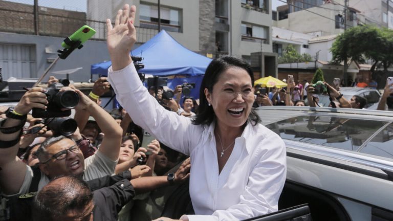 Conservative Fujimori and leftist Sanchez lead first round of Peru's disrupted presidential poll
