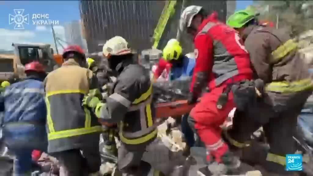 Russia pummels Kyiv, killing at least 10 as advance in the east slows