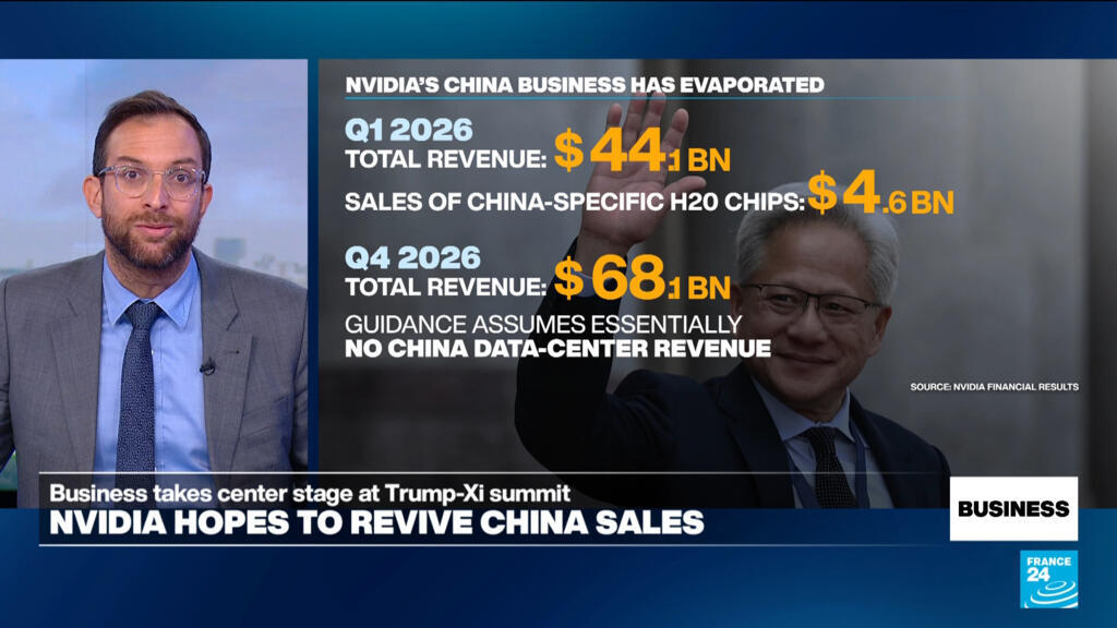Nvidia's Jensen Huang attends Trump-Xi summit in bid to revive sales of chips to China