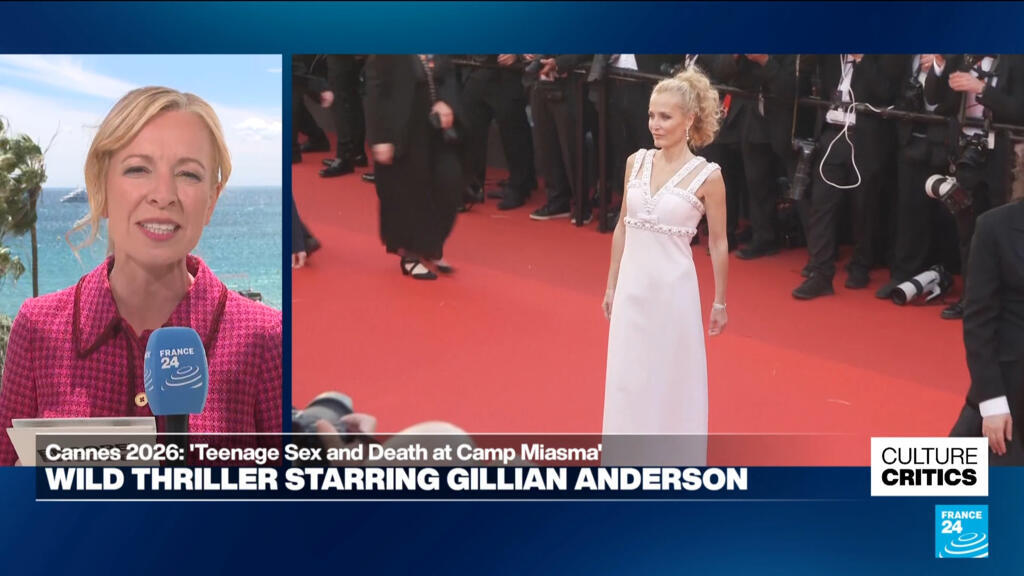 Cannes: Gillian Anderson nearly fainted watching herself in 'Teenage Sex and Death at Camp Miasma'