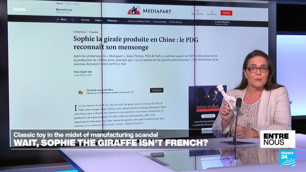 Wait, Sophie the Giraffe isn't French?