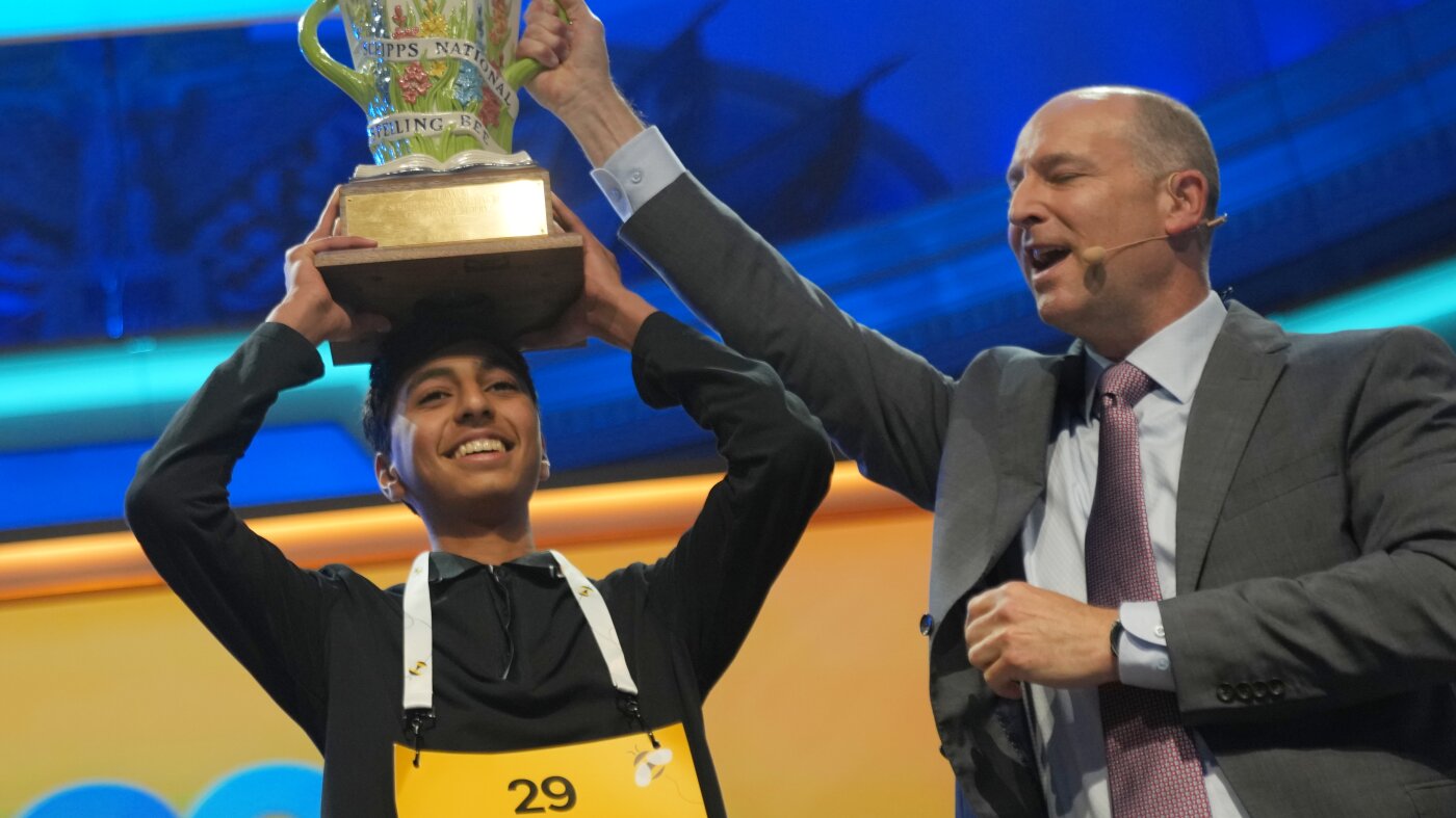 Shrey Parikh, 14, wins the Scripps Spelling Bee after a nail-biting ‘spell-off’
