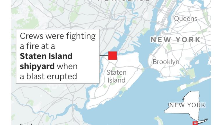 1 person died, 36 injured after blast at New York City shipyard, officials say