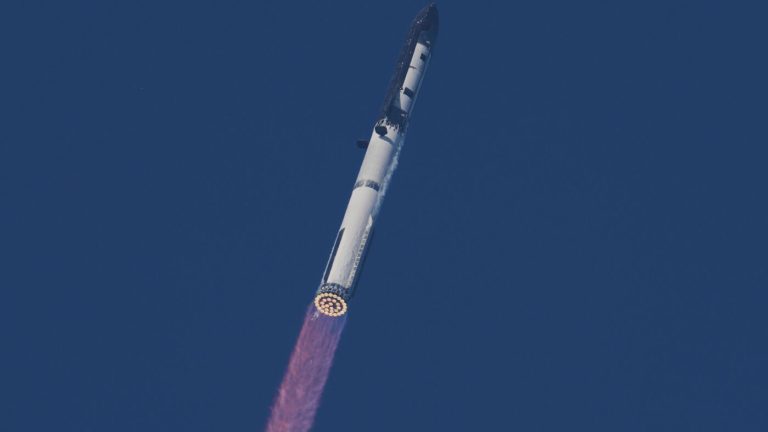 SpaceX launches its biggest, most beefed-up Starship yet on a test flight