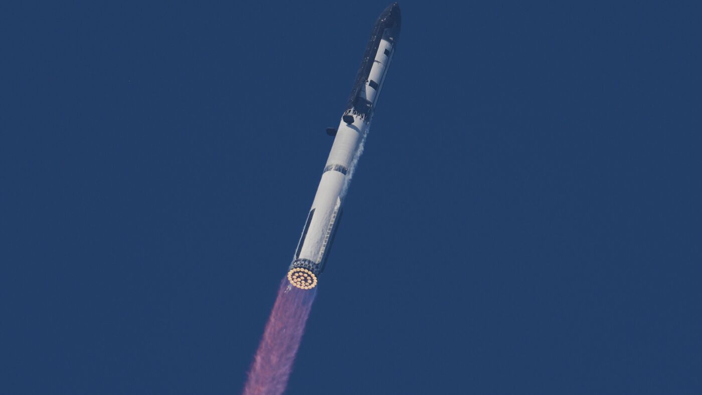 SpaceX launches its biggest, most beefed-up Starship yet on a test flight