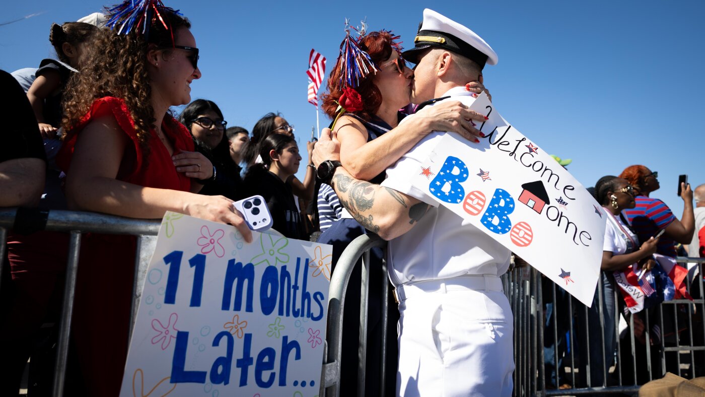 ‘I’d wait forever, but 334 days is crazy.’ USS Ford finally comes home