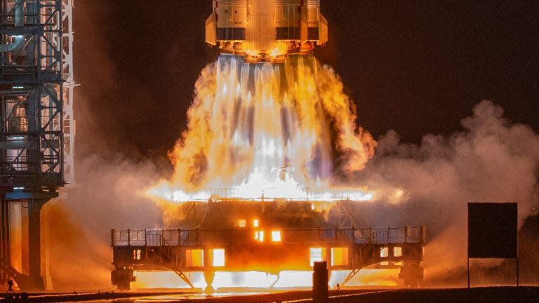 China launches Shenzhou 23 spacecraft with 1 of 3 astronauts set for yearlong stay