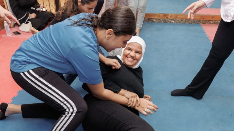 In Beirut, refugee girls and women learn more than self-defense in martial arts class