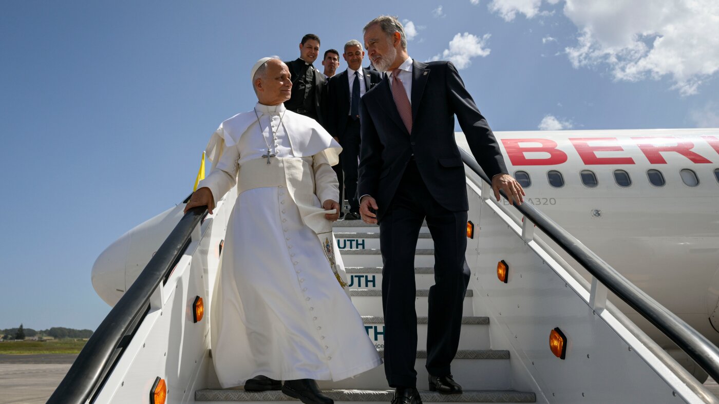 Pope Leo XIV’s flight home from Spain was grounded so the king came to his aid