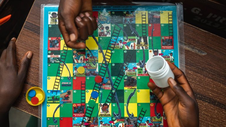 Move over Chutes & Ladders: Schisto & Ladders has educational value plus worms